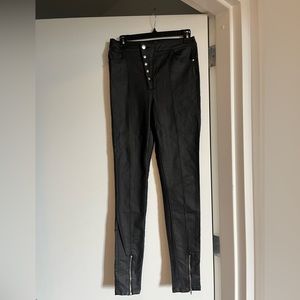 VICE high wait leather jean size 8